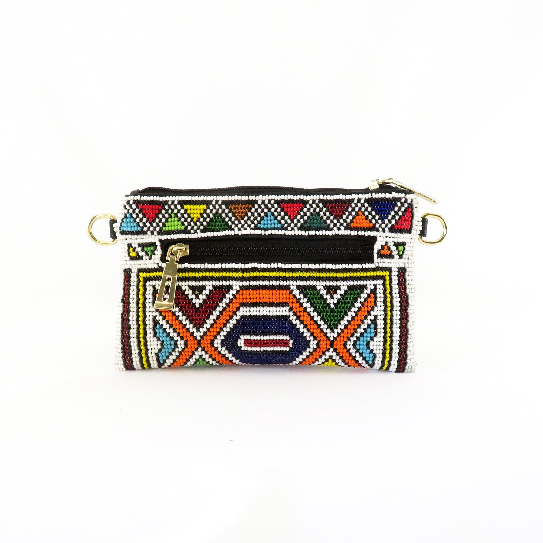 Small beaded bag in Ndebele designs