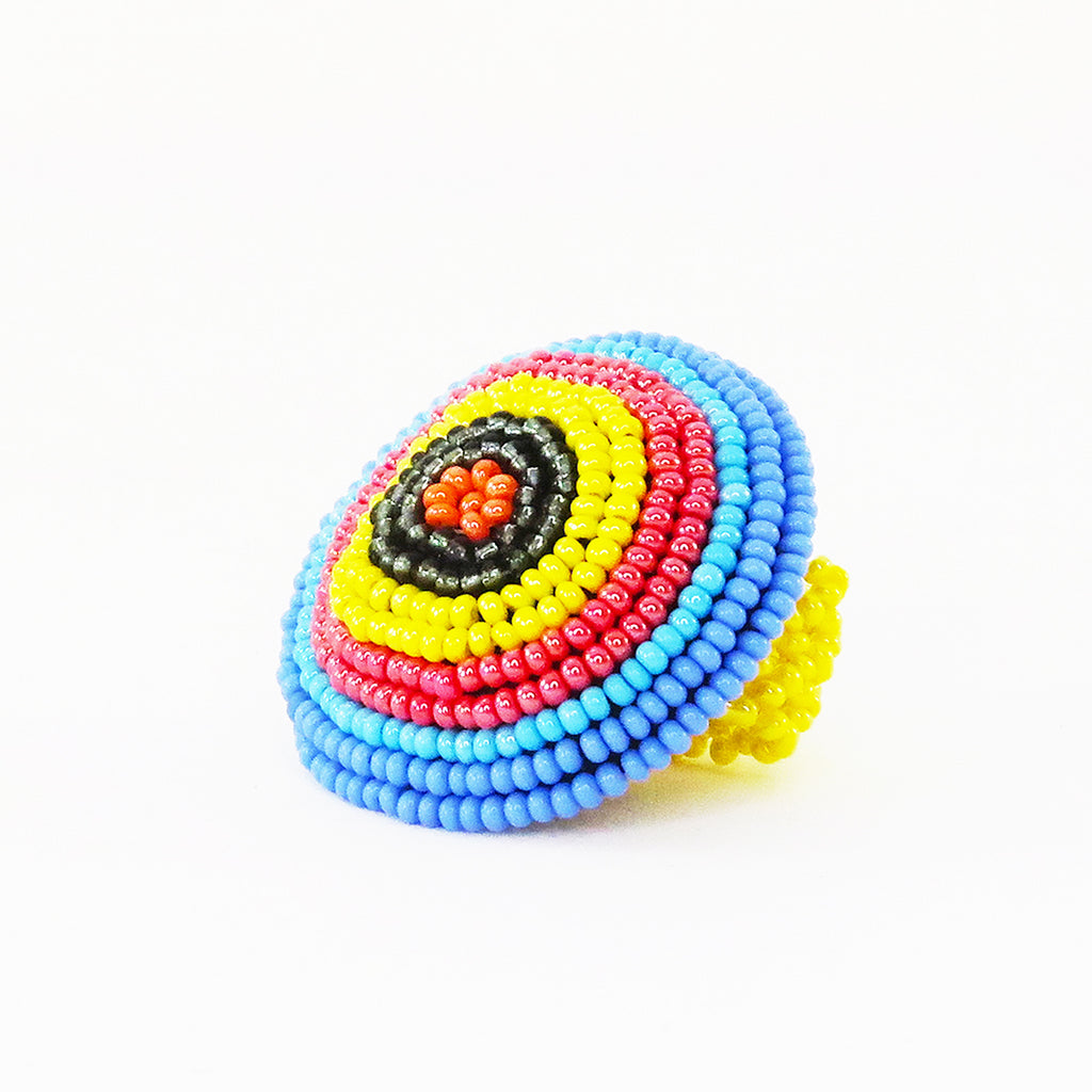 Round Ring - Blue, Red and Yellow