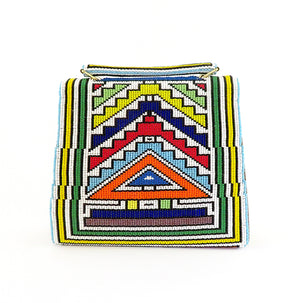 Large beaded handbag made in South Africa